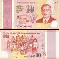 *10 Dolárov Singapúr 2015, polymer P57 UNC - Kliknutím na obrázok zatvorte -
